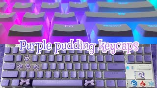 Purple Pudding Keycaps [upl. by Eibot]