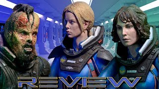 NECA Prometheus Lost Wave Shaw Fifield Vickers Figure Review [upl. by Ayram]