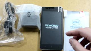 vkworld F1 unboxing demonstration [upl. by Sutit]