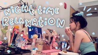 Trying to Relax During Finals  Night Routine ft Novashine  Tiffany Weng [upl. by Os]