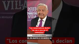 AMLO dice que se divierte con lo que dicen los conservadores [upl. by Hakceber]