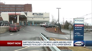 Dartmouth Health to move labor and delivery services to Elliot CMC will still offer service [upl. by Enoob341]