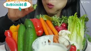 ASMR veggie Platter 😋EXTREME CRUNCHY EATING SOUNDS NO Talking  HUNGRY ASMR viral [upl. by Hinch]