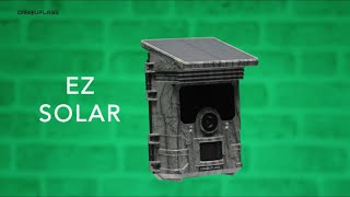 Product Video Camouflage EZ Solar Wildcamera  English [upl. by Eatnod30]