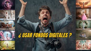 ¿Por qué usar los Fondos digitales en tus fotografías  Photoshop [upl. by Kirsti]