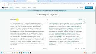 Checking the mostcited Albert Einsteins article using DeepL Quillbot and Grammarly [upl. by Nulubez]