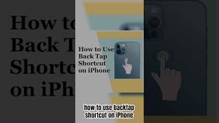 How to use Back Tap Shortcut on your iPhone appleiphonetipsandtricksshortvideotechtokviralvideo [upl. by Florrie]