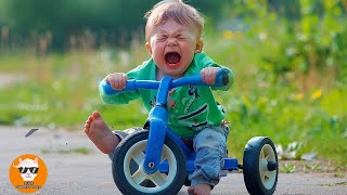 CRAZY Babies Playing with Tricycles  Funny Baby Videos  Just Funniest [upl. by Karrah85]