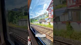 Uma hora to andando no trem de São Paulo e outra hora estou andando no trem em Zurique 😍 zurich [upl. by Aivin]