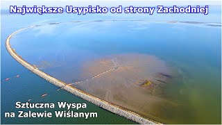 Wyspa Estyjska  Coraz więcej lądu Budowa Wyspy na Zalewie Wiślanym [upl. by Lipsey]