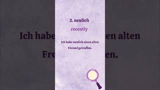 5 Wichtige Temporal Adverbien  B1  shorts learngerman germanvocabulary deutsch [upl. by Hutchins]