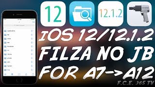 iOS 1212  12 How To Get FILZA No Jailbreak FOR iPhone 5S 6 7 8 X etc With ROOT [upl. by Eseerahs]