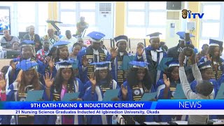 21 Nursing Science Graduates Inducted At Igbinedion University Okada [upl. by Rosenfeld346]