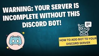 WARNING Your Server is INCOMPLETE Without This Discord Bot [upl. by Einahpats]