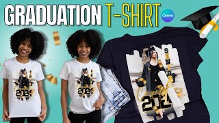 How To Create Your Own Graduation TShirt with Canva Fun amp Easy Tutorial  Creative Canva Tutorial [upl. by Utta]