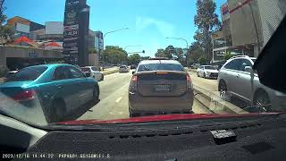 Female Driver try to get out from Entry Lidcombe NSW [upl. by Toma891]