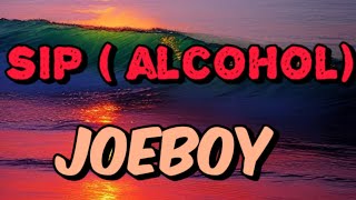 JOEBOY  SIP  ALCOHOL  LYRICS VIDEO [upl. by Arayc]