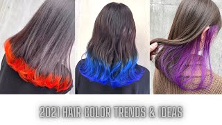 2021 Hair color Trends amp ideas  The Best 2021 Hairstyles for Girl  Hair Color Transformation [upl. by Salema]