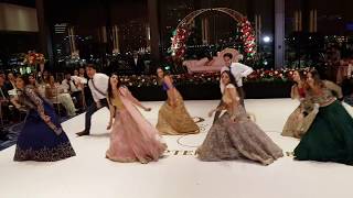 BEST INDIAN BOLLYWOOD WEDDING RECEPTION DANCE 2018 [upl. by Asaert]