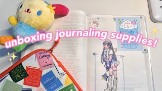 ☁️ A New Hobonichi Cousin Cover and STICKERS ✨ [upl. by Ainslee]