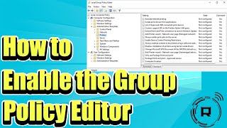 How to Enable the Group Policy Editor gpeditmsc in Windows 10 amp 11 [upl. by Adnir]