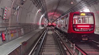 Metro B Lyon Cab Ride  CharpennesSt Genis Laval [upl. by Ocinom50]