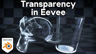 How to Use Eevee Transparency in Blender 42 Tutorial [upl. by Latsyrcal]