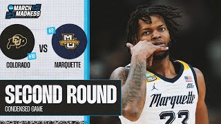 Marquette vs Colorado  Second Round NCAA tournament extended highlights [upl. by Adams]