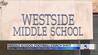 Middle school football coach shot in car [upl. by Eidod]