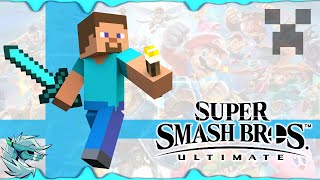 SUPER SMASH BROS ULTIMATE  HALLANDDALARNA REMIX Minecraft Dungeons Fanmade [upl. by Sarah]