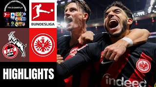 1FC Köln vs Eintracht Frankfurt 20Spieltag Bundesliga Highlights [upl. by Suivat]