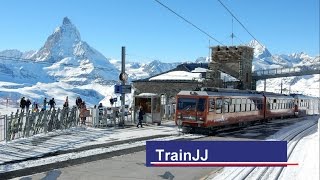 🇨🇭 Gornergratbahn│Zermatt  Gornergrat The Matterhorn Railway │Train Switzerland  Mount Matterhorn [upl. by Silvers]