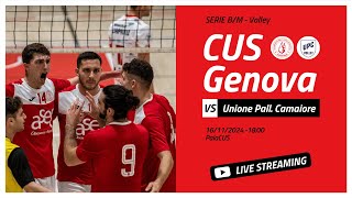 🏐 CUS Genova Volley vs Unione Pallavolo Camaiore  Serie BM [upl. by Vandyke]