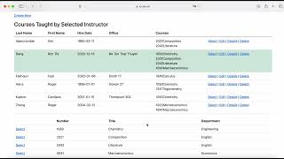 Contoso University ASPNET CORE 7 MVC Web Application [upl. by Rabin960]