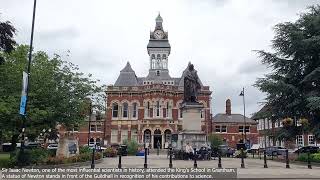 Walking Through History in Grantham Lincolnshire  England [upl. by Nnyliram]