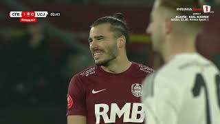 GOOOL CFR Cluj  U Cluj 10 Start lansat pentru gazde Muhar deschide scorul la prima fază [upl. by Nilra]