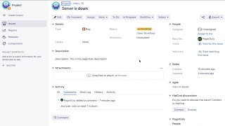 PagerDuty Atlassian Jira Software Server Integration HowTo Video [upl. by Trygve44]
