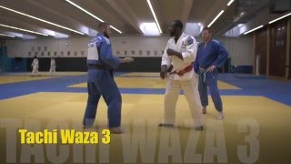 Judo Darcel Yandzi Tachi Waza 3 [upl. by Naamana169]