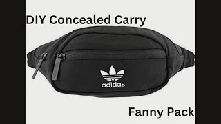 How to turn any Fanny pack into a designated concealed carry bag in minutes [upl. by Ricardo129]