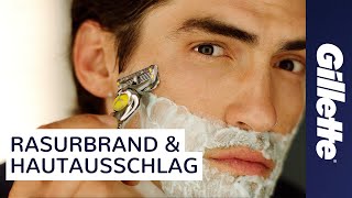 Rasieren ohne Pickel Rasurbrand amp Hautirritationen  Gillette ProShield [upl. by Atteuqihc]