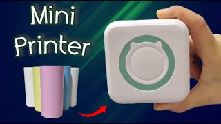 Mini Thermal Printer  InDepth Review  Wireless Bluetooth Instant Printing [upl. by Silliw]