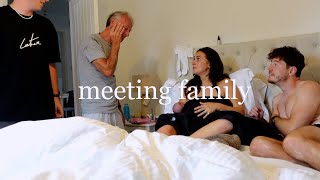 TELLING MY FAMILY WE GAVE BIRTH AFTER BIRTH REACTION amp FAMILY MEETING MY BABY FOR THE FIRST TIME [upl. by Elvah]