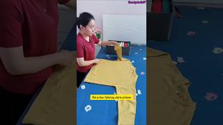 Master Stylish Clothes Folding in Seconds shorts [upl. by Brendis]