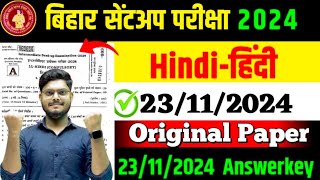 23112024 12th Class Hindi Question Paper Solution for Sent up exam 2024Hindi Sentup Exam Answerky [upl. by Hefter422]