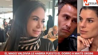 El Mago Valdivia le habría puesto el gorro a Maite Orsini con Natthy Chilena [upl. by Draude947]