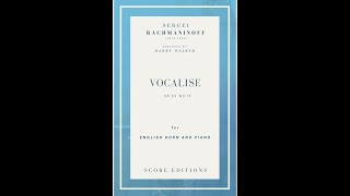 Vocalise Rachmaninoff for English Horn and Piano [upl. by Qidas213]