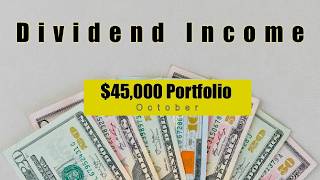 How Much My 45000 Dividend Portfolio Paid Me In October 2024 [upl. by Dulcinea]