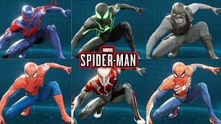 SpiderMan Ps4  How To Unlock Every SuitCostume Guide [upl. by Sirc]