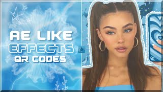 AE LIKE EFFECTS QR CODES VIDEOSTAR FREE AND PAID PRESETS LIKE AE  MadEdits [upl. by Enilkcaj]