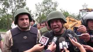 Guarimberos Temblad Guardia Nacional Bolivariana despeja zona de guarimbas en Mérida [upl. by Hugh]